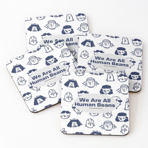 Item preview, We Are All Human Beans - Funny Fashion Style Men Women Gift designed and sold by Ramesh ⭐⭐⭐⭐⭐.