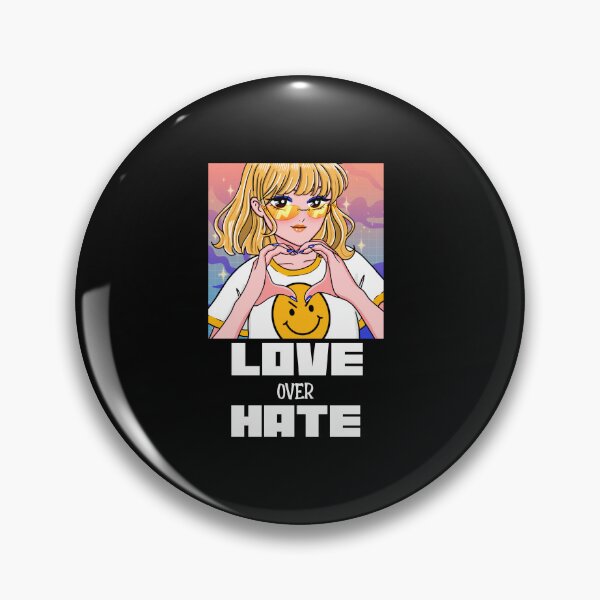 Item preview, Love over Hate designed and sold by thedazzlingmonk.