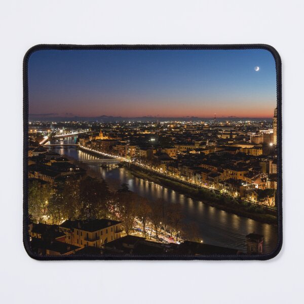 Item preview, Sunset in Verona Italy designed and sold by pietrofoto.