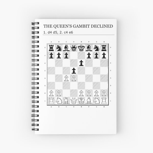 Elizabeth Harmon The Queens Gambit Spiral Notebook for Sale by bonjonodon