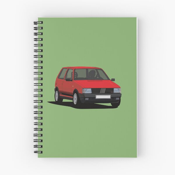 Item preview, Red Uno / Mille  Mk1 Turbo illustration designed and sold by knappidesign.