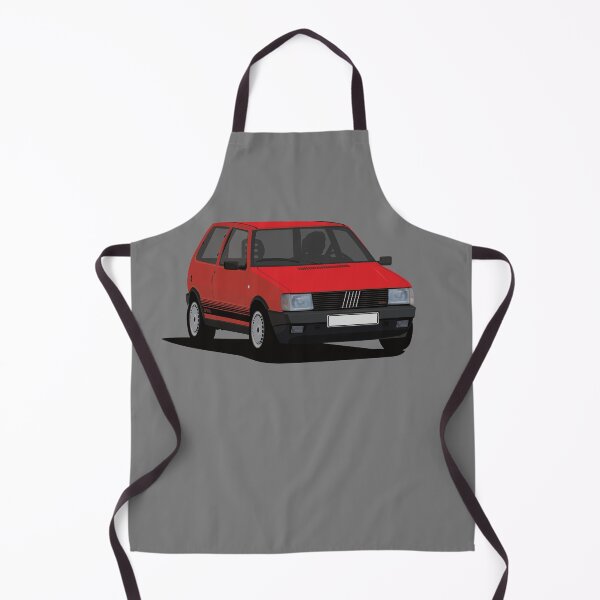Item preview, Red Uno / Mille  Mk1 Turbo illustration designed and sold by knappidesign.