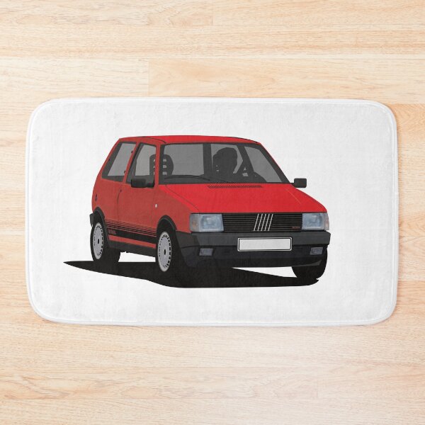 Item preview, Red Uno / Mille  Mk1 Turbo illustration designed and sold by knappidesign.
