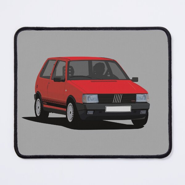 Item preview, Red Uno / Mille  Mk1 Turbo illustration designed and sold by knappidesign.