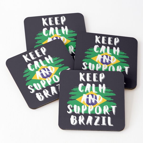 Item preview, Keep calm and support Brazil designed and sold by JMKM-Designs.