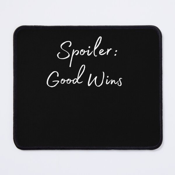 Item preview, Spoiler God Wins , Sarcastic God Gifts Funny God Joke Humor Faith Christian And Religious Gift For Jesus Lovers designed and sold by Diferenty Shop ⭐⭐⭐⭐⭐.
