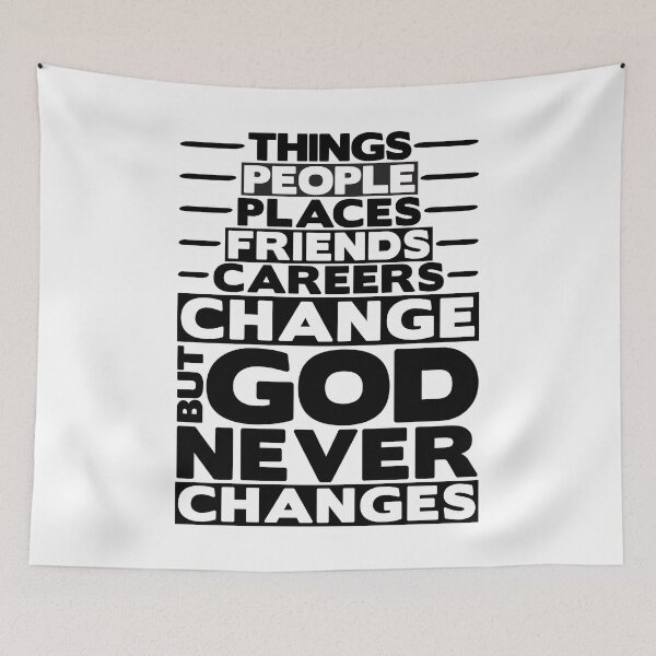 Item preview, But God Never Changes designed and sold by plushism.