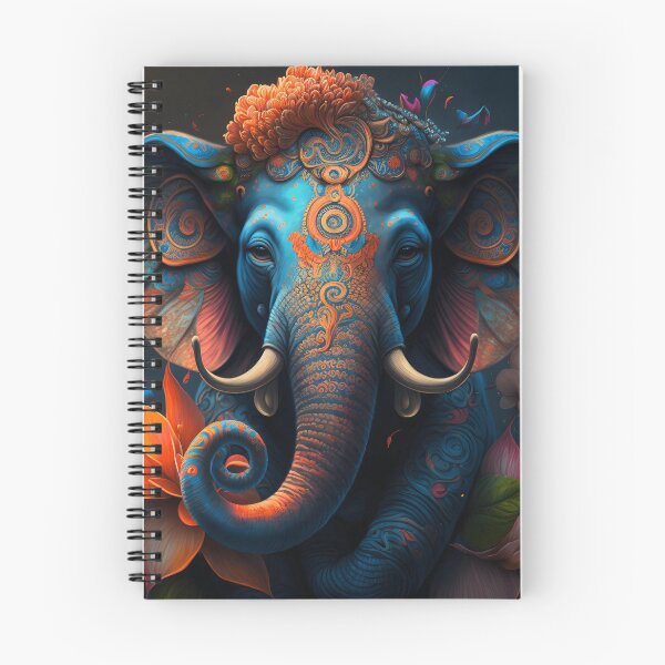 Artikelvorschau, Flowers Hindu God Ganesh entworfen und verkauft von Astramo.