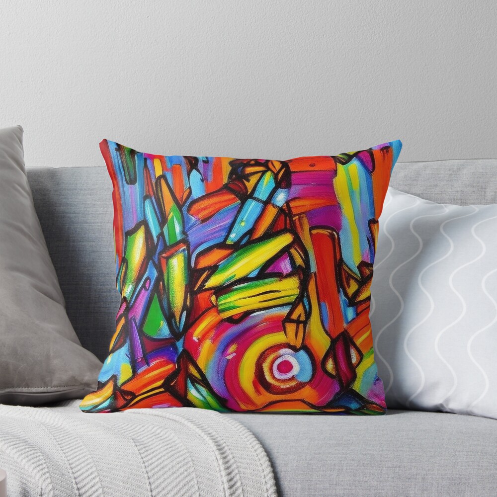Item preview, Throw Pillow designed and sold by AbstractWave.