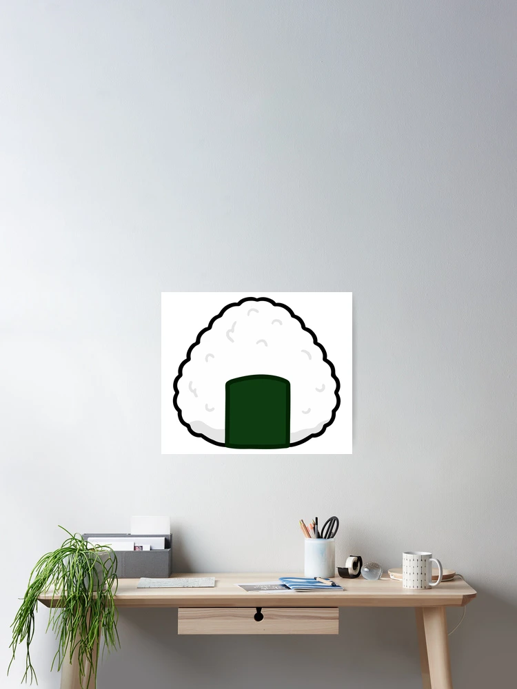 Thumbnail 2 of 3, Poster, Onigiri designed and sold by Sakuga Drip.