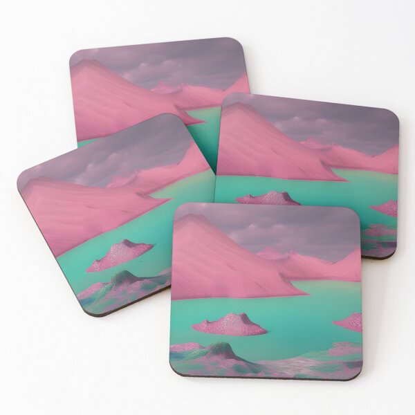 Item preview, Pink Landscape designed and sold by Poetic Patterns Studio.