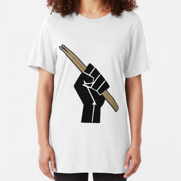 Fight for your right to drum............... Slim Fit T-Shirt