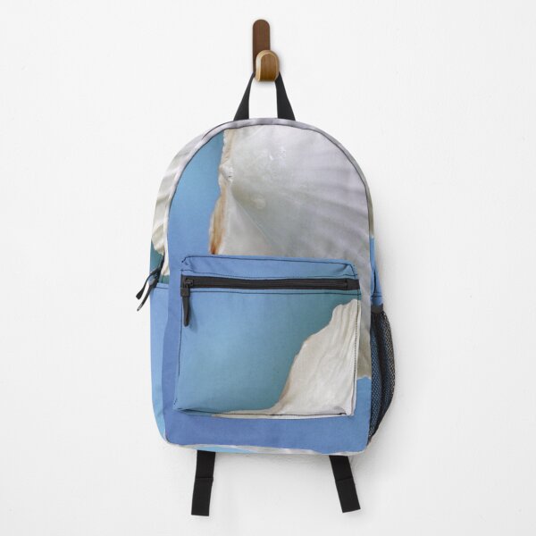 Item preview, White Scallop Shell on Sea Blue designed and sold by Stephen Frost.