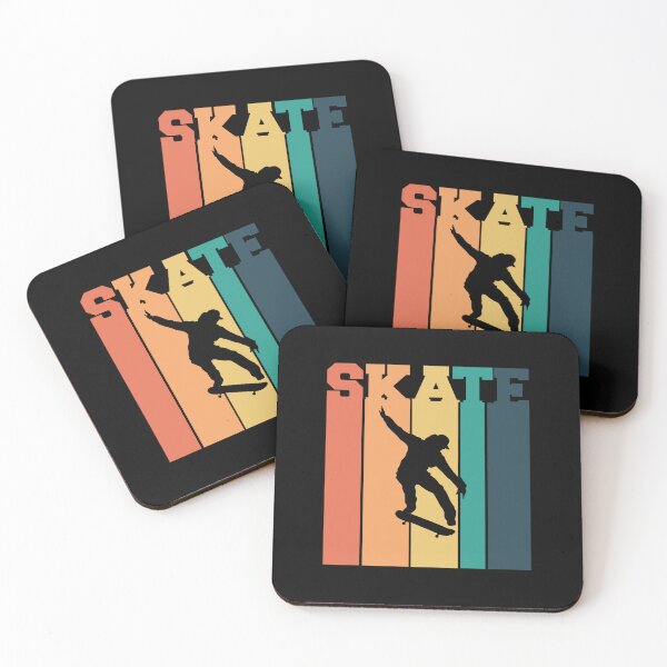 Item preview, Skate Retro Sunset designed and sold by RockBeeDesigns.