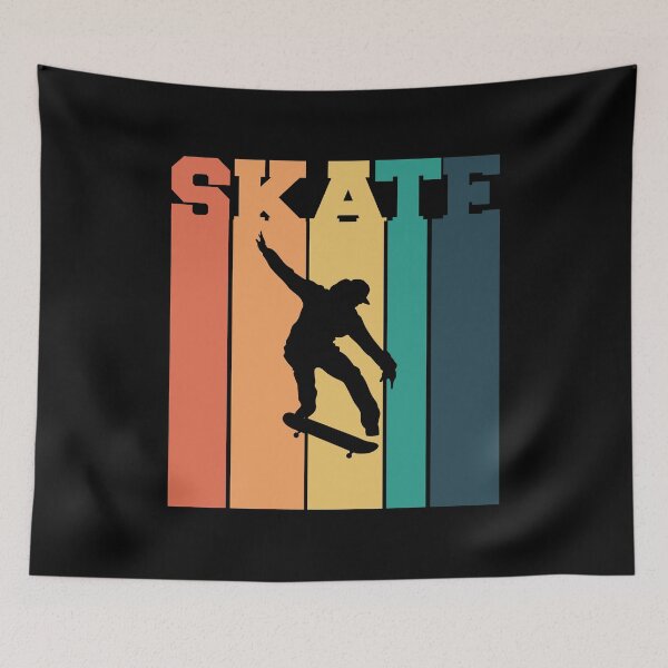 Item preview, Skate Retro Sunset designed and sold by RockBeeDesigns.