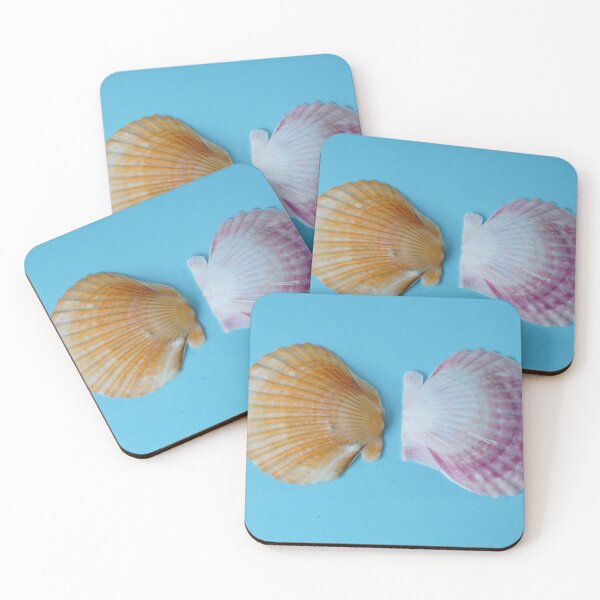 Item preview, Scallop Shells on Sea Blue designed and sold by Stephen Frost.