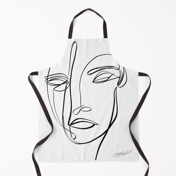 Item preview, One-Line Graphic Design, A Minimalist Portrait of a Female Face designed and sold by Rocky Mountain Artistry.