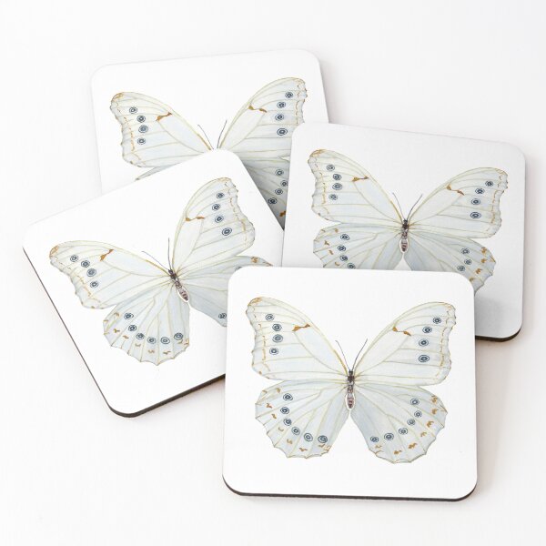 Item preview, White Butterfly | Watercolor Art by Sulazen designed and sold by SULAZEN.