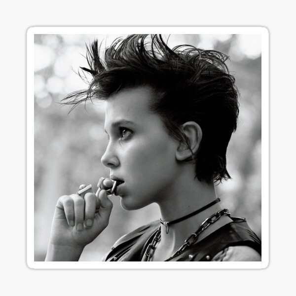 Millie Bobby Brown - Estética Pegatina