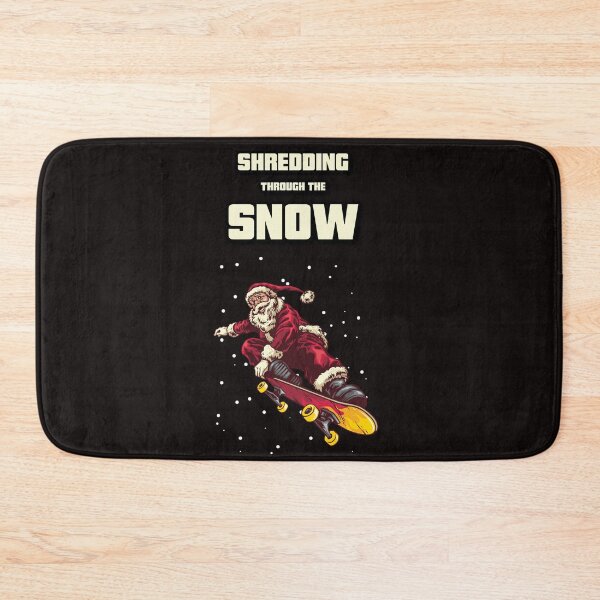 Item preview, Shredding Through The Snow Christmas Santa Claus Skateboard designed and sold by davestees506.