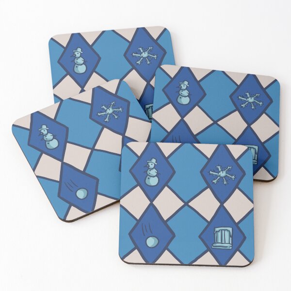 Item preview, Winter and Frosty Vibes Themed Geometric Pattern designed and sold by PinniPetal.