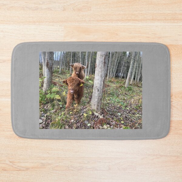 Item preview, Scottish Highland Cattle Cow and Calf 4136 designed and sold by SaarelaHighland.