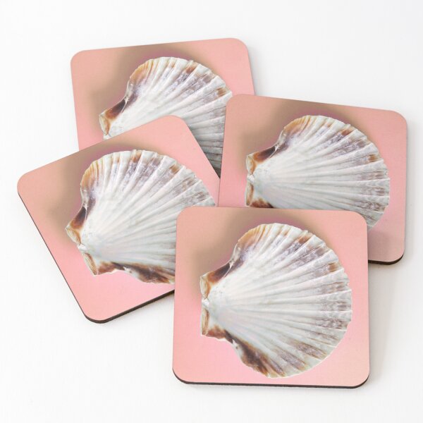 Item preview, Scallop Shell on pink designed and sold by Stephen Frost.
