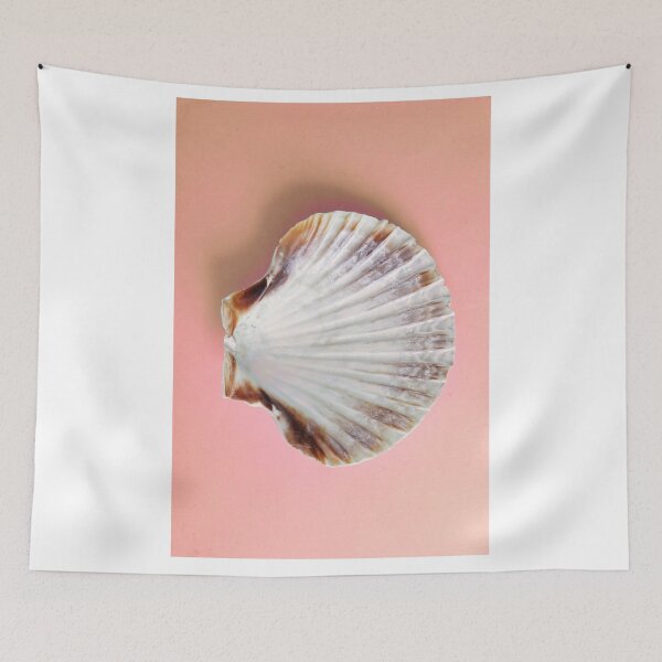 Item preview, Scallop Shell on pink designed and sold by Stephen Frost.