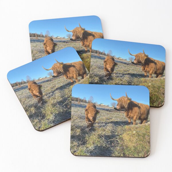 Artikelvorschau, Scottish Highland Cattle Cow and Calf 4140 entworfen und verkauft von SaarelaHighland.