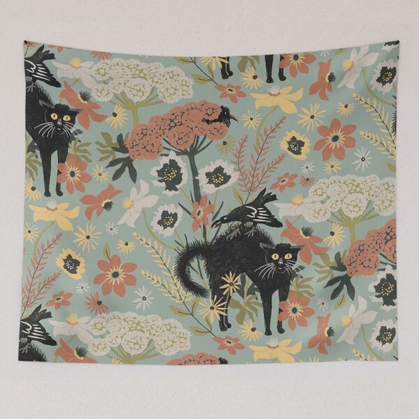 Item preview, Startled garden cat designed and sold by Wondroustrange.