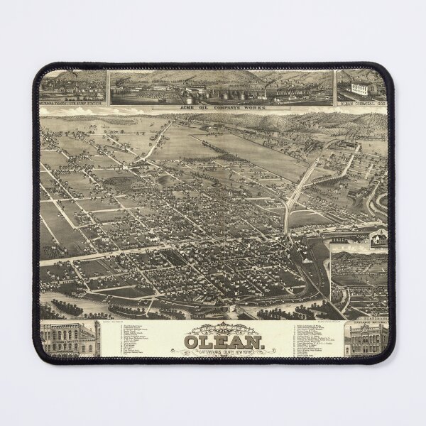 Item preview, Olean, New York (1882) designed and sold by allhistory.