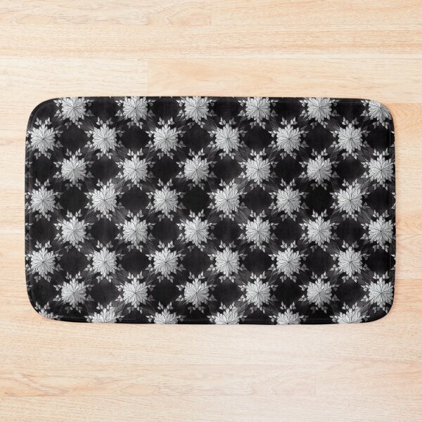 Item preview, Black Winter Simple Snowflake Pattern designed and sold by JABG-01.