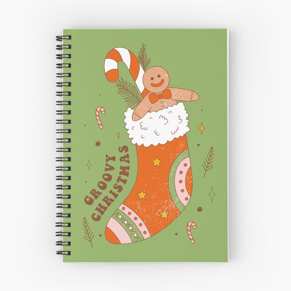 Item preview, Retro vintage Christmas stocking. Groovy Christmas. designed and sold by CoCoArt-Ua.