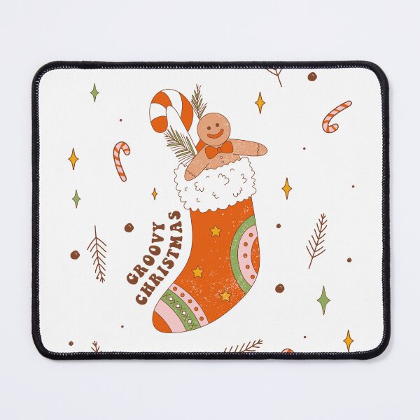 Item preview, Retro vintage Christmas stocking. Groovy Christmas. designed and sold by CoCoArt-Ua.