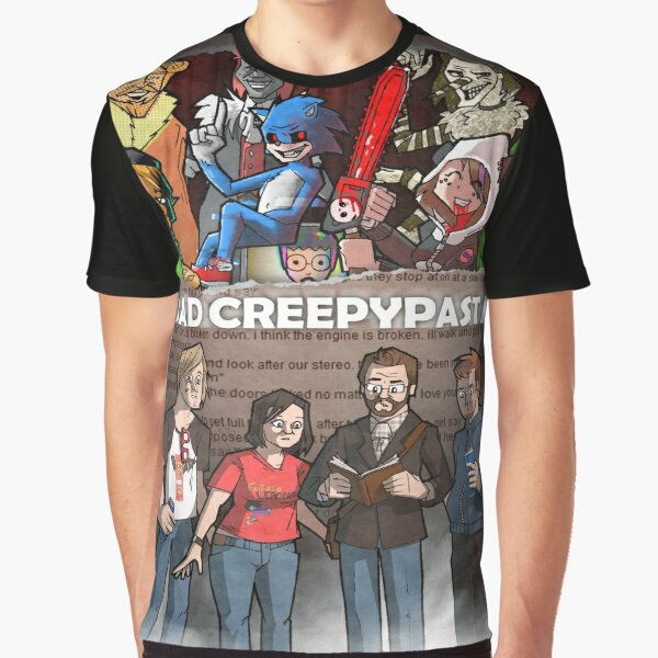 Sjah Dosering Reflectie Bad Creepypasta" Graphic T-Shirt for Sale by thombears | Redbubble