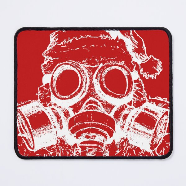 Item preview, SANTA IN GAS MASK designed and sold by 1MILLIONPUSHUPS.