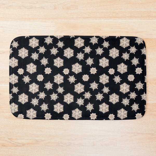 Item preview, Black Winter Simple Snowflake Pattern designed and sold by JABG-01.