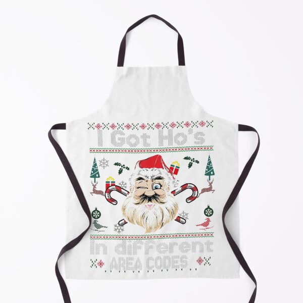 Item preview, Ugly Christmas Sweater santa say I got hos designed and sold by lacasanostra.