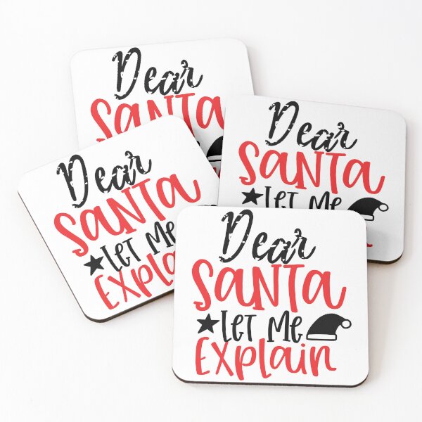 Item preview, Dear Santa let me explain  designed and sold by potchidesigns.