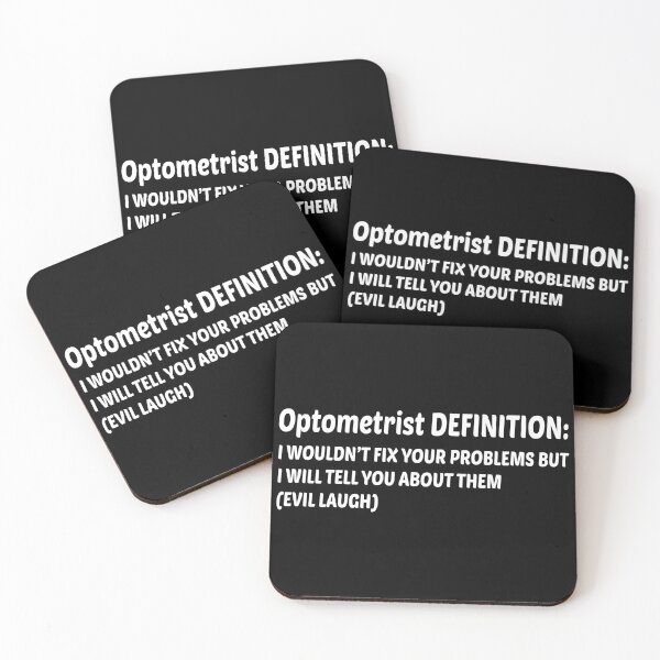 Item preview, Funny Optometrist quote I wouldn't Solve Your Problems designed and sold by SimpleAndGreat.
