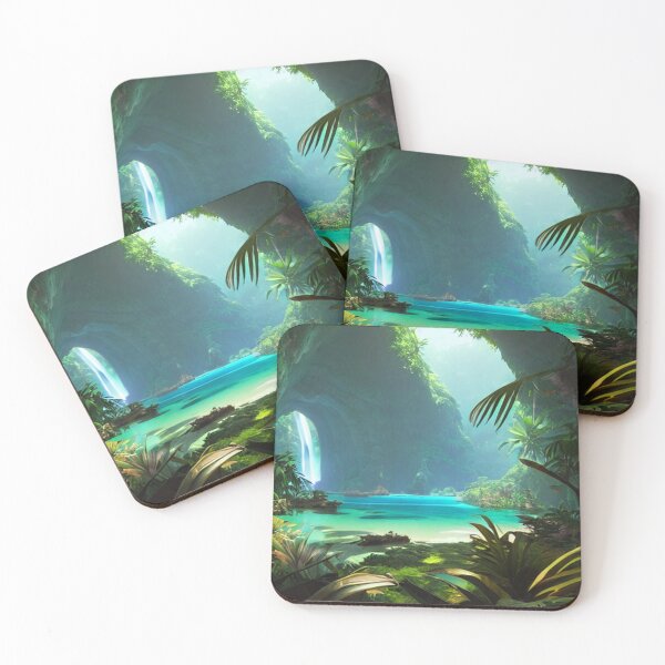 Item preview, Tropical Cave Lagoon designed and sold by BrightC.