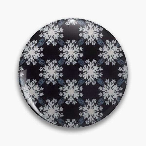 Item preview, Black Winter Simple Snowflake Pattern designed and sold by JABG-01.