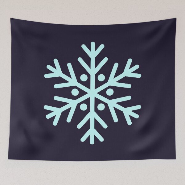 Item preview, Blue snowflake drawing designed and sold by StudioBarcelona.