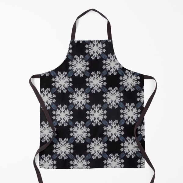 Item preview, Black Winter Simple Snowflake Pattern designed and sold by JABG-01.