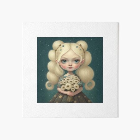 Daisy by Alice Monber Art Board Print
