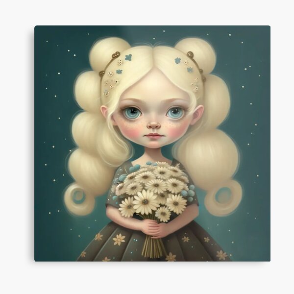 Daisy by Alice Monber Metal Print