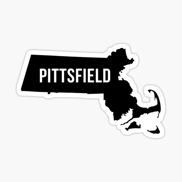 Artikel-Vorschau von Pittsfield, Massachusetts-Schattenbild, designt und verkauft von CartoCreative.