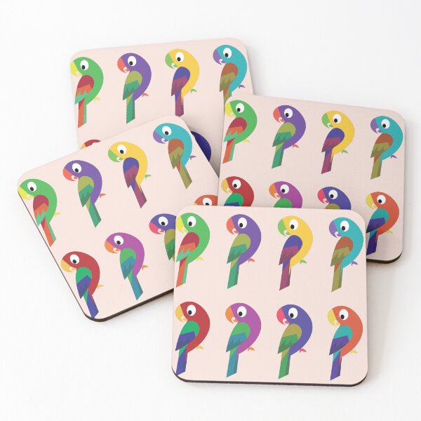 Item preview, Colourful Parrots designed and sold by nolessjess.