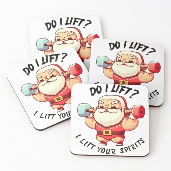 Item preview, Santa Claus Do I Lift? Bro Christmas Weightlifting designed and sold by Itis-Whatitis.