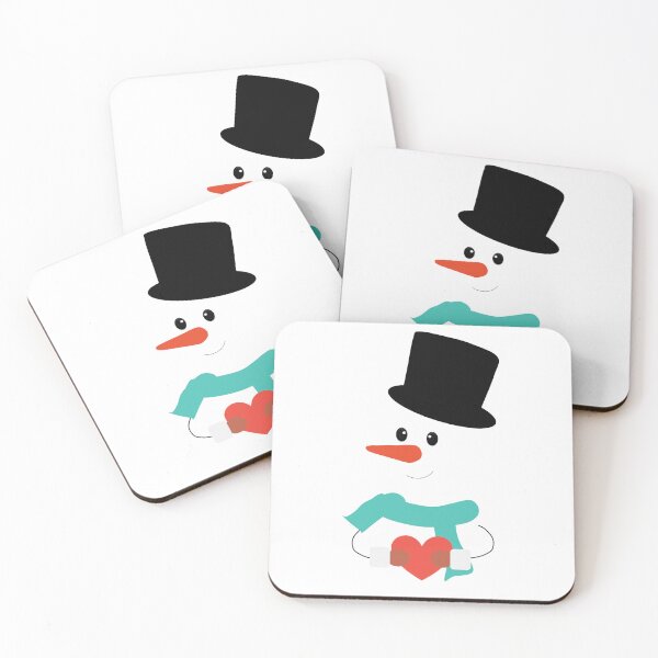 Item preview, Christmas Snowman Love Festive Apparel and Fabric Design designed and sold by nickbrayimages.